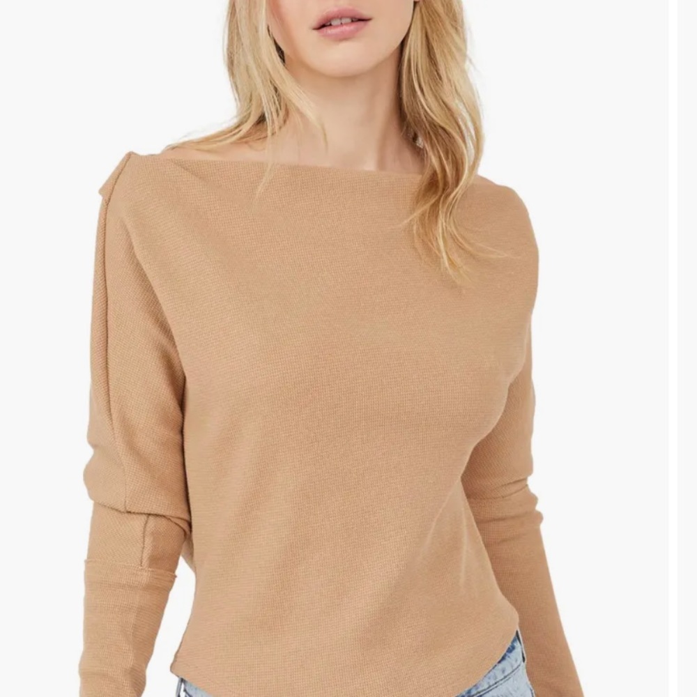 We the free boat neck top